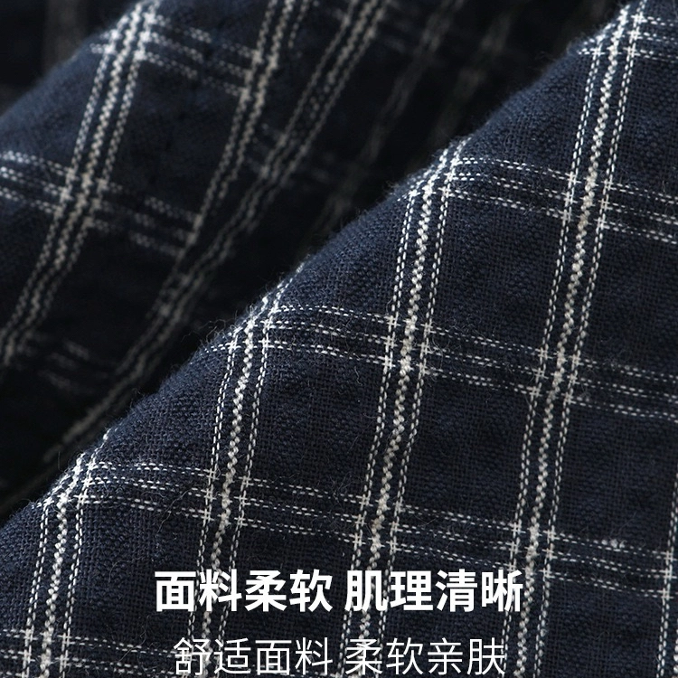 氧气樱桃 薄款街头文艺复古泡泡格纹反戴画家日系简约百搭短檐 棉 贝雷帽 男女同款情侣款