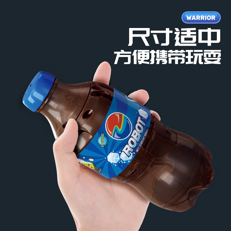小牧马 汽水武士变形玩具机器人 可乐饮料金刚 潮玩