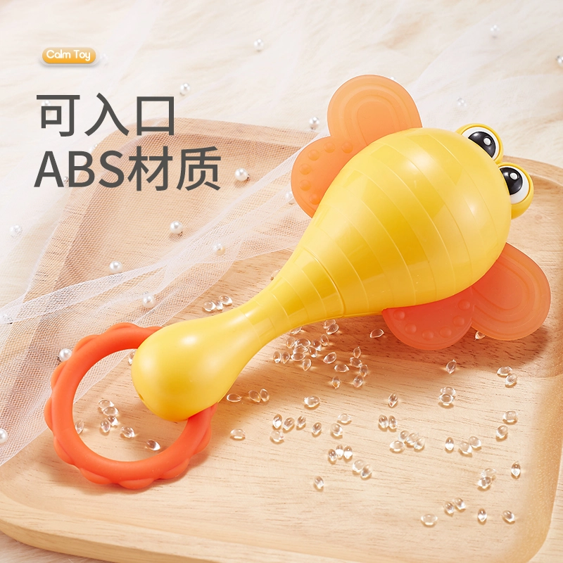小牧马 宝宝手摇铃 蜻蜓沙锤拨浪鼓 抓握安抚 早教益智玩具
