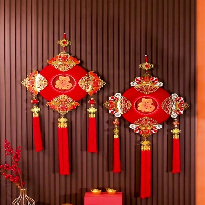 小牧马 装饰 福字中国结 元旦挂件 玩具