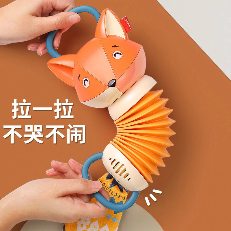 小牧马 狐狸手风琴 仿真乐器 音乐拉琴抓握 早教益智玩具