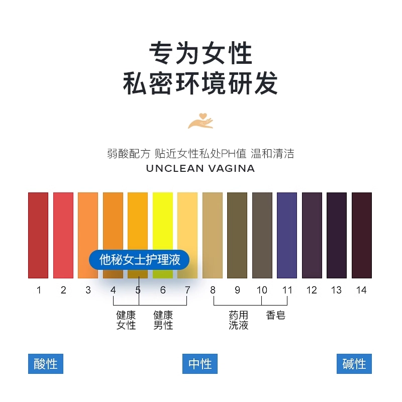 他秘 女士护理液私处洗护液抑菌洗液清洗液私密沐浴