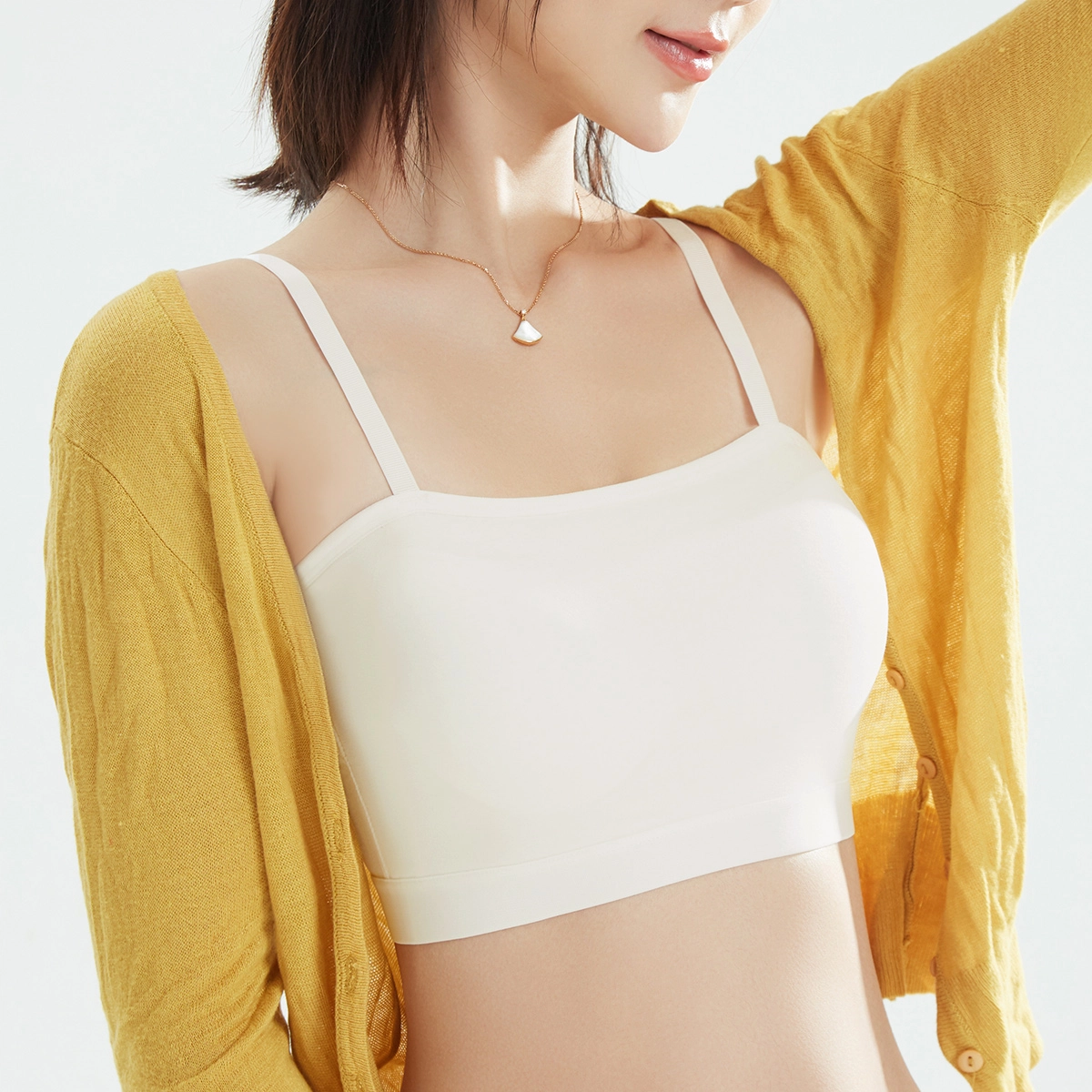 润微 免穿文胸防走光美背内搭吊带 女款