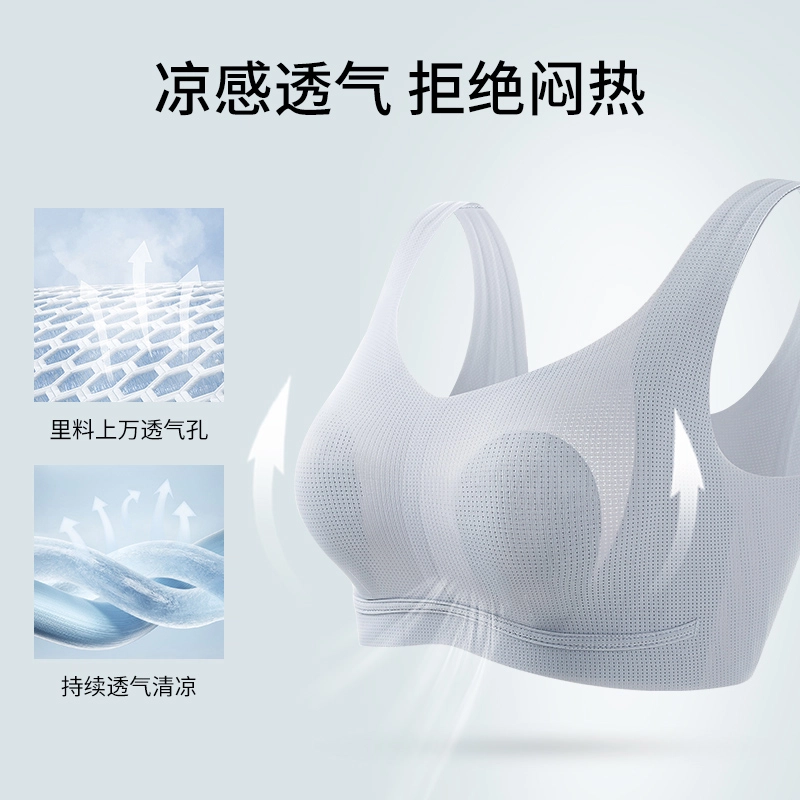 润微 提拉山茶花收副乳防下垂薄款文胸 女款 组合装