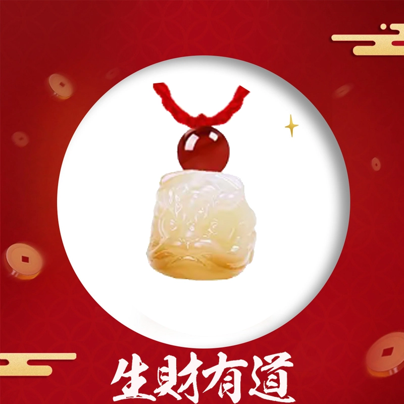 溯源京作 醒狮吉祥如意 新中式国潮 好运莲莲 优雅大气 平安小众高级感 设计通勤时尚温柔精美#好运 菩提根 项链 男女同款情侣款