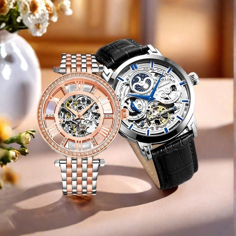 STUHRLING 46mm 50 371.01+3944.1
