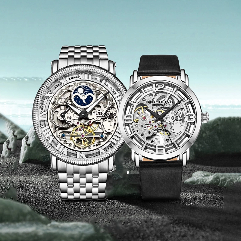 STUHRLING 46mm 3922.1+3982.4