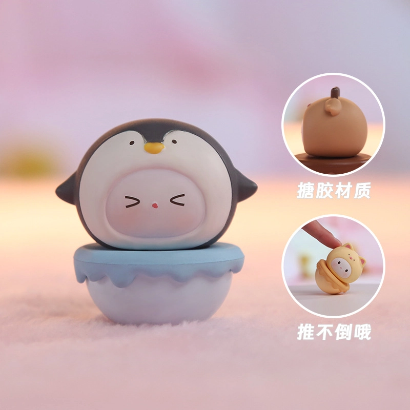 猴大使 不倒翁树脂 玩具