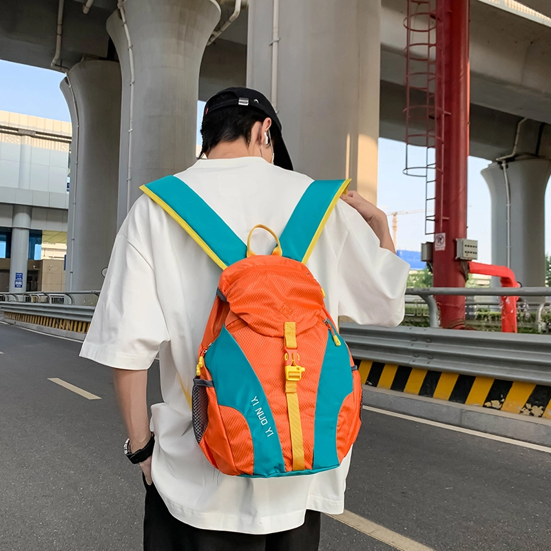 泰迪珍藏 撞色旅行短途旅游休闲背包 尼龙 双肩包 男女同款情侣款 多色