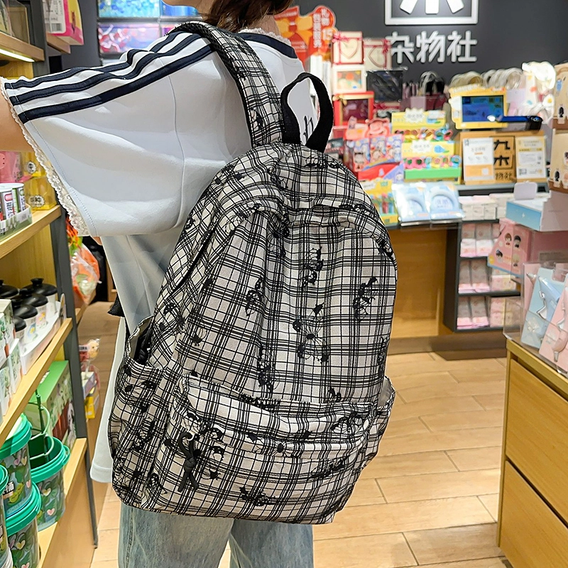 泰迪珍藏 高颜值碎花轻便通勤 提花面料 双肩包 女款 多色