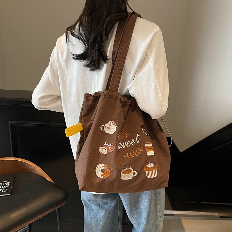 泰迪珍藏 小众设计时尚可爱通勤包托特包 布 单肩包 常规 女款 多色