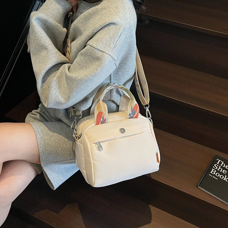 泰迪珍藏 休闲时尚百搭通勤 布 单肩斜挎手提包 常规 女款 多色