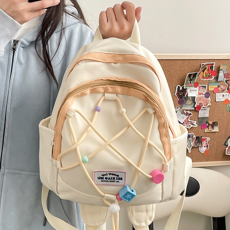 泰迪珍藏 多巴胺百搭外出轻便小巧 尼龙 双肩包 常规 女款 多色