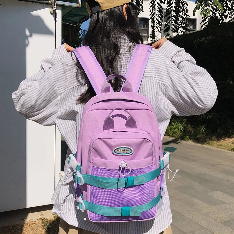 泰迪珍藏 学生高颜值设计感潮流 尼龙 书包背包双肩包 女款 多色