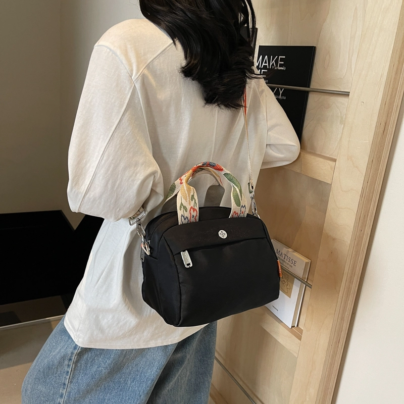 泰迪珍藏 休闲时尚百搭通勤 布 单肩斜挎手提包 常规 女款 多色