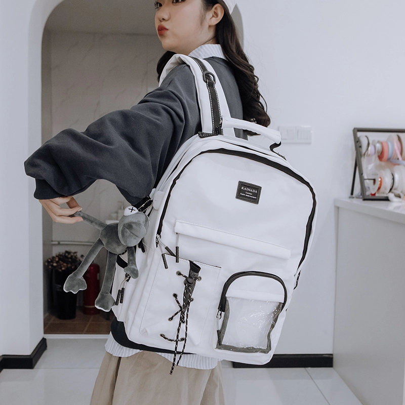 泰迪珍藏 设计感小众时尚潮流百搭 皮膜 双肩包 常规 男女同款情侣款 多色