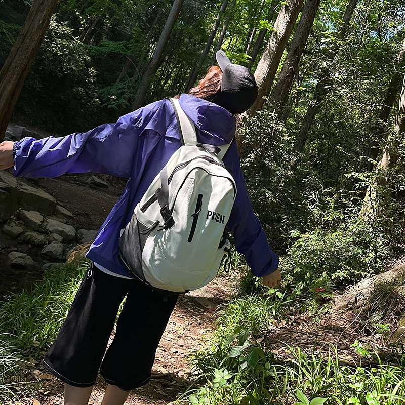 泰迪珍藏 简约百搭字母潮流 尼龙 书包背包双肩包 男女同款情侣款 多色