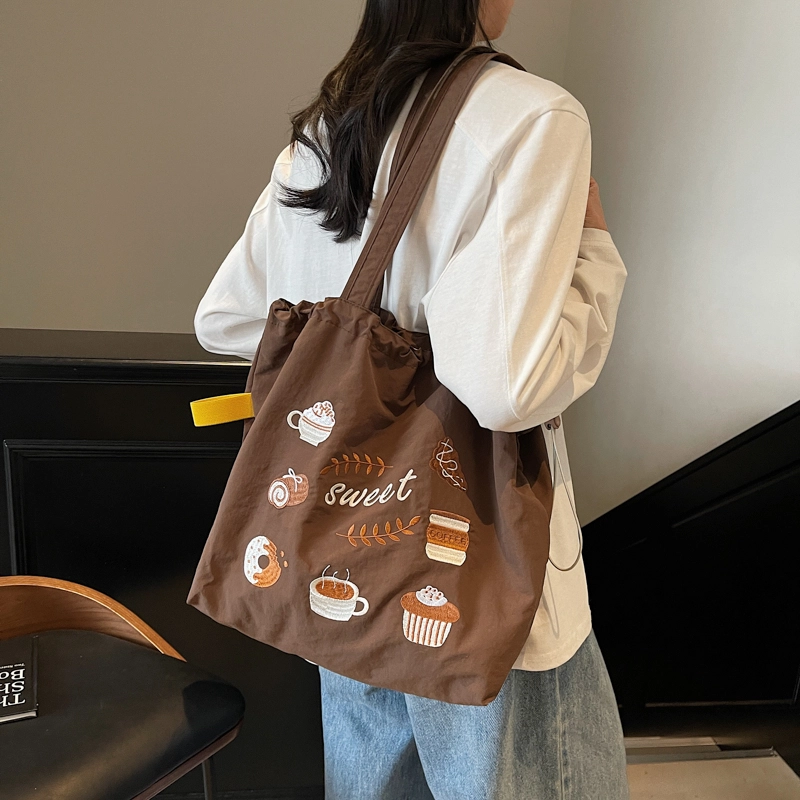 泰迪珍藏 小众设计时尚可爱通勤包托特包 布 单肩包 常规 女款 多色