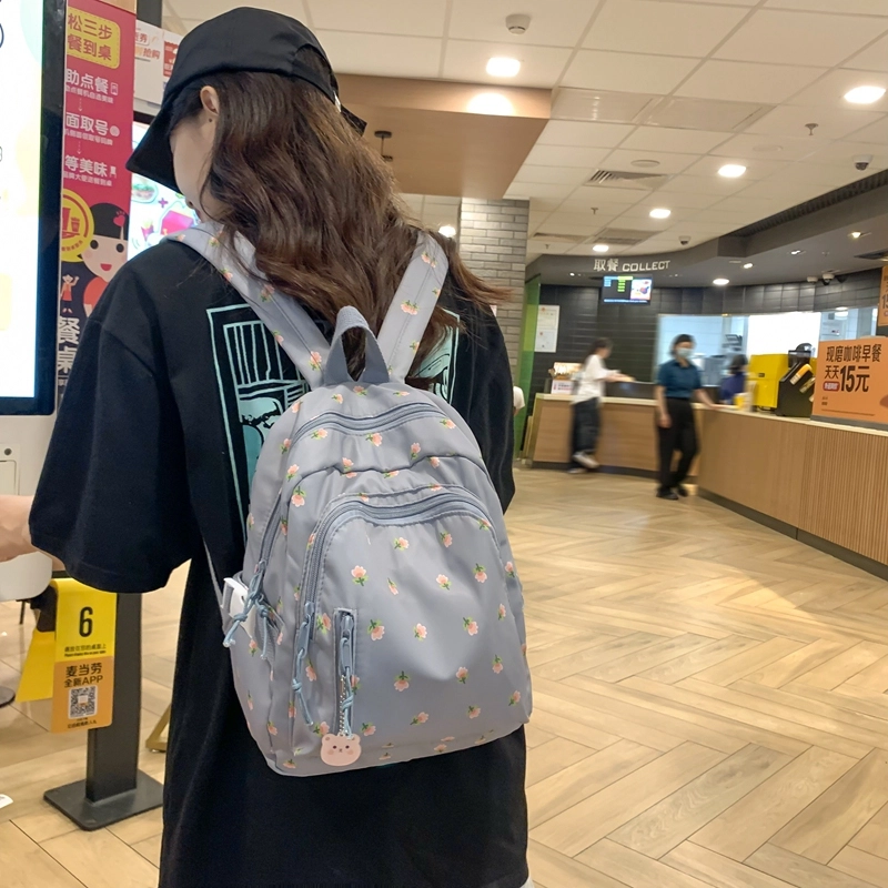 泰迪珍藏 校园风小清新露营旅行包韩版 尼龙 双肩包 女款 多色