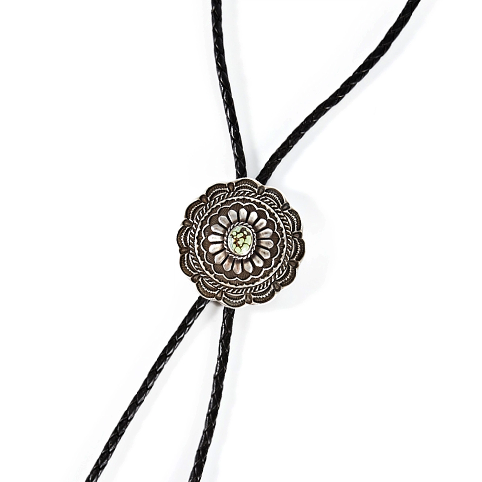Hozho Concho Bolo Tie 925
