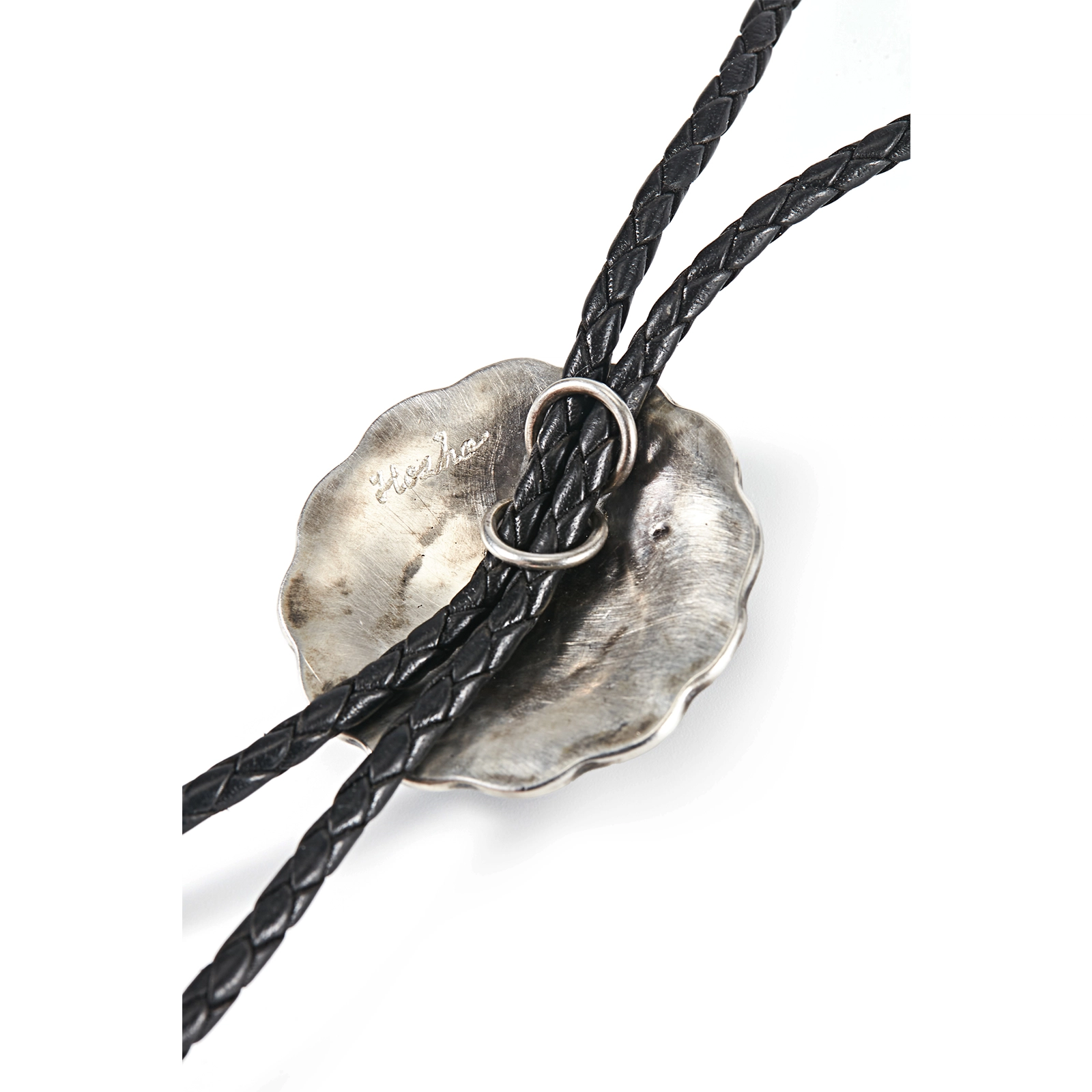 Hozho Concho Bolo Tie 925