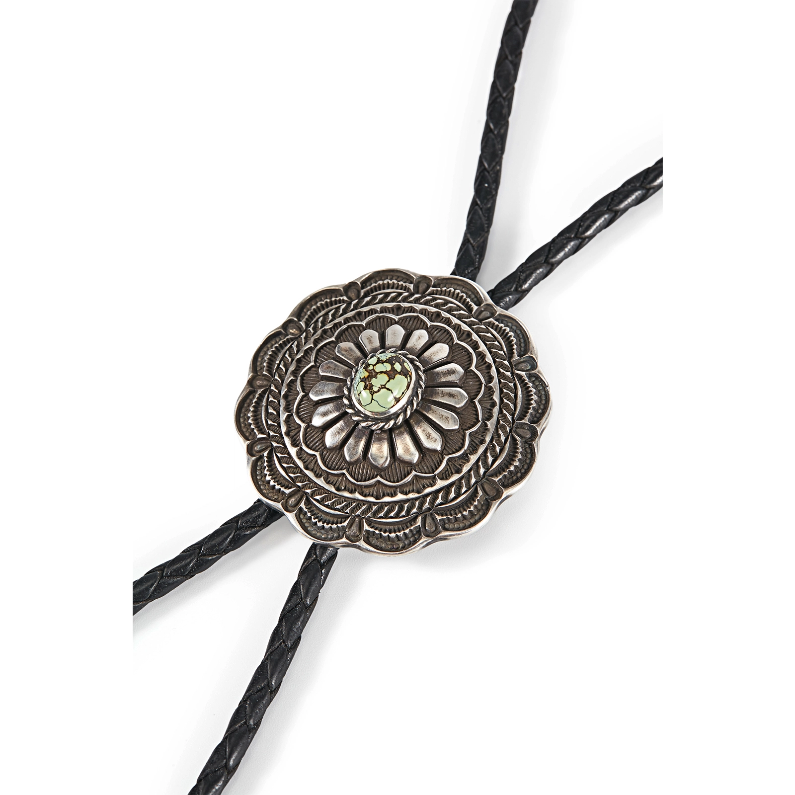 Hozho Concho Bolo Tie 925