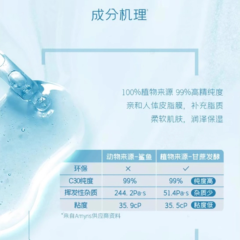 言之有物角鲨烷蓝蓟精华油 舒缓保湿修护 油皮干皮敏感肌混合皮中性肤质