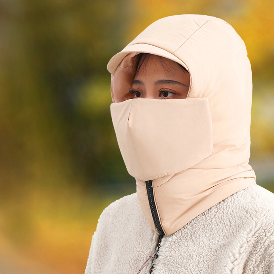 肯默 面罩围脖一体 聚酯纤维 雷锋帽 男女同款情侣款