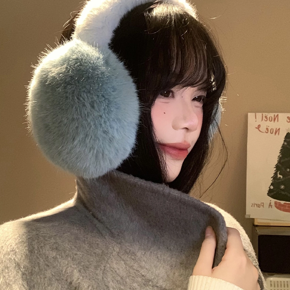 梦特娇 韩系冬季骑行保暖防寒加厚加绒 涤纶 耳罩 男女同款情侣款