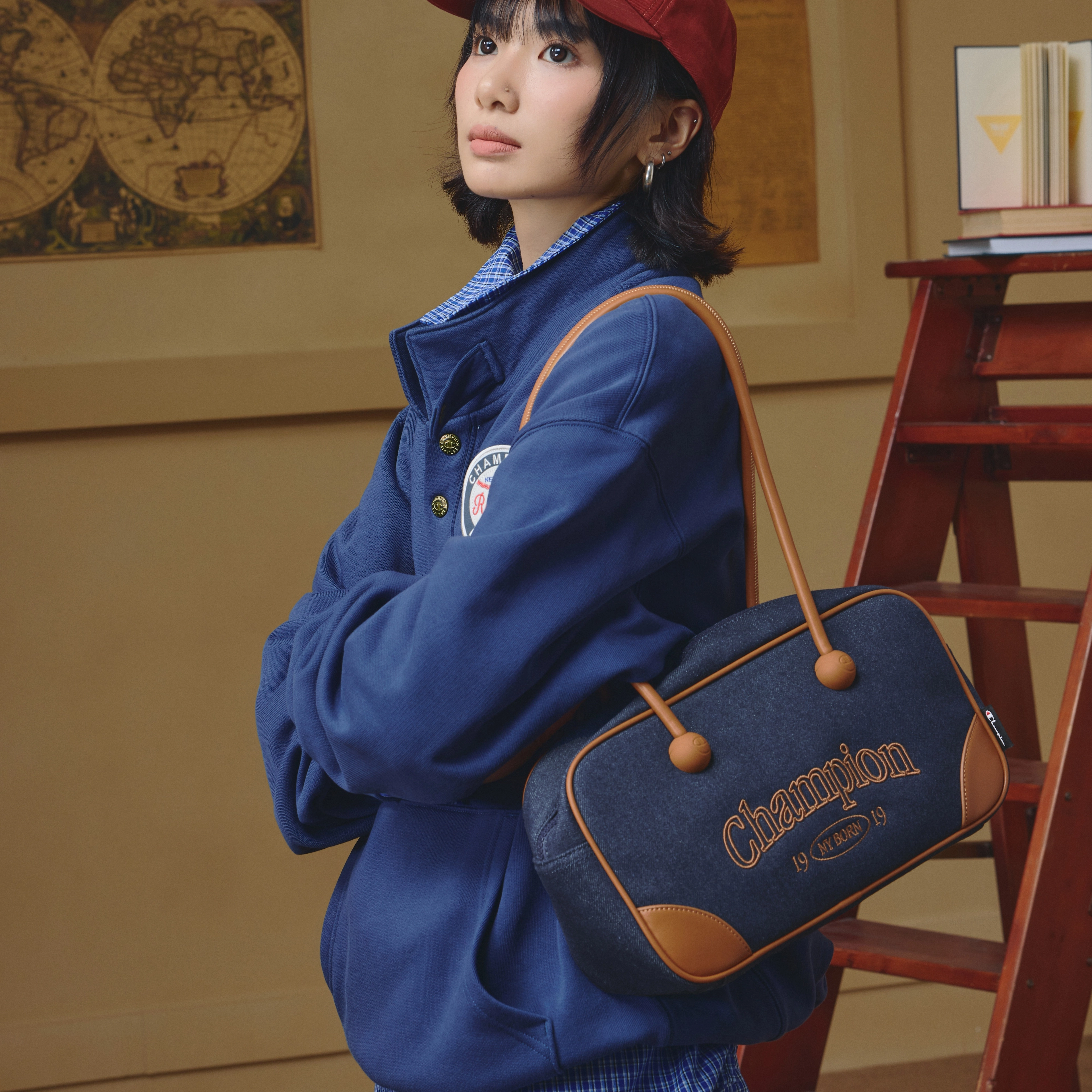 Champion Campus Briefcase 2.0 FW25 Logo