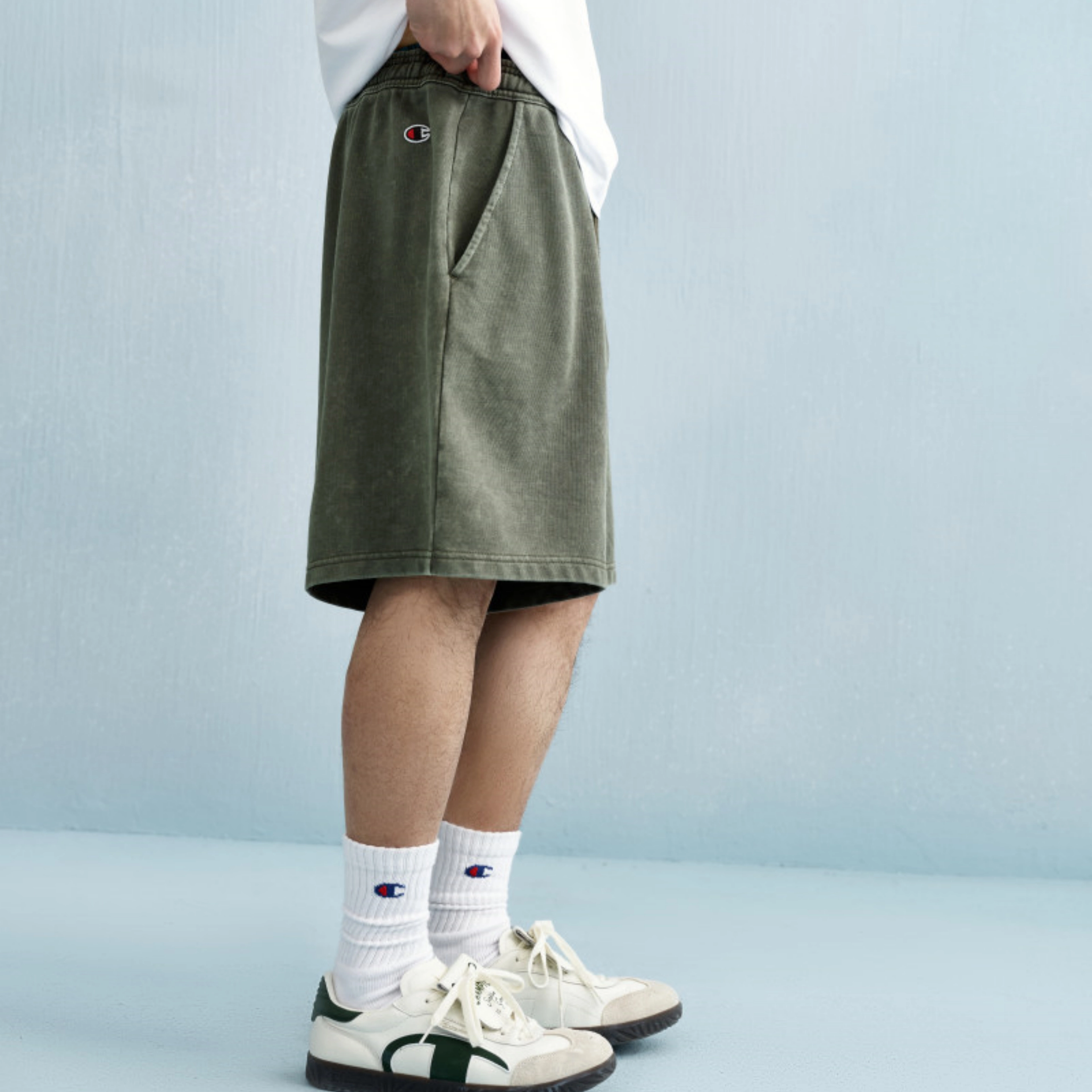 Champion SS25 Vintage Wash Logo