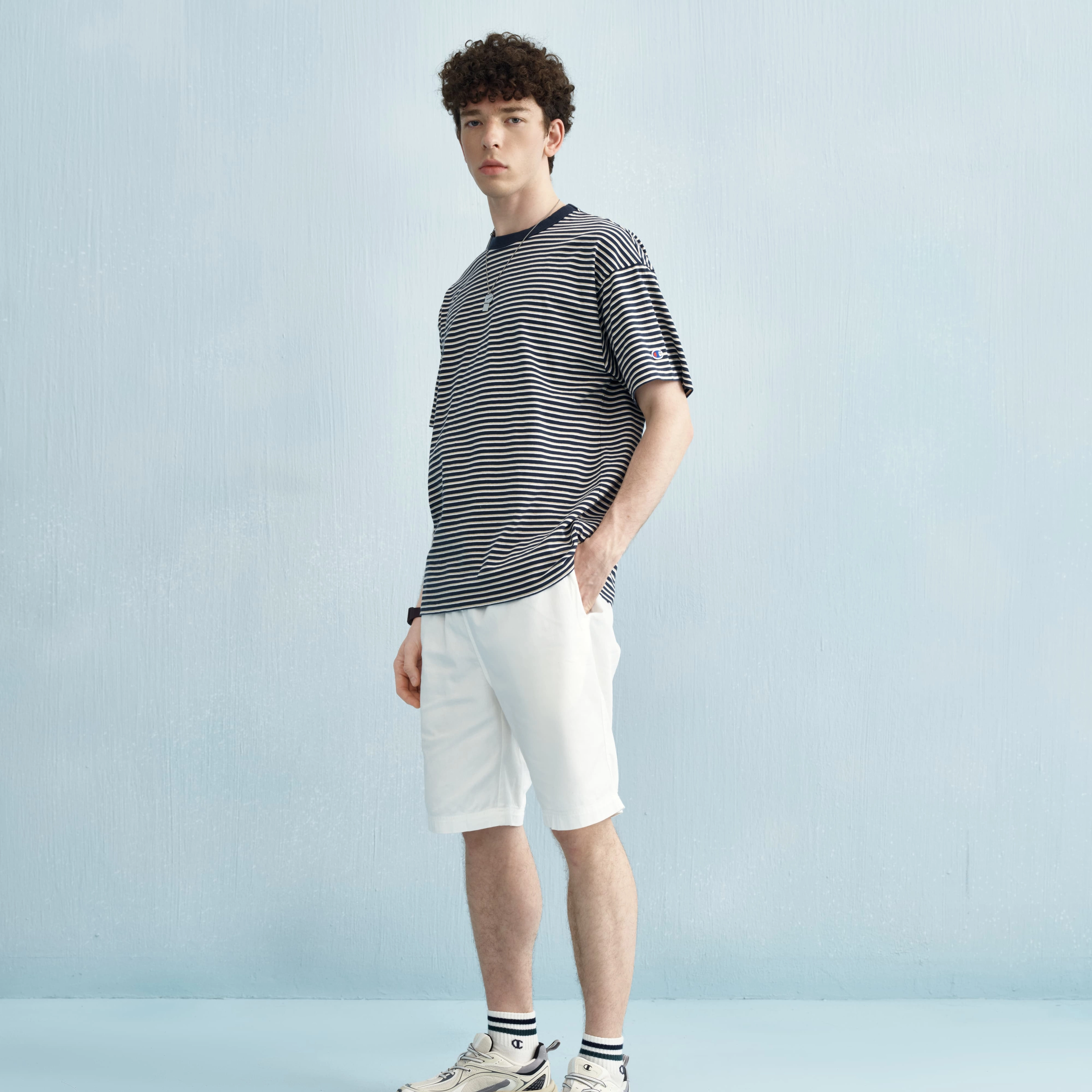Champion SS25 MEN'S CASUAL logoT
