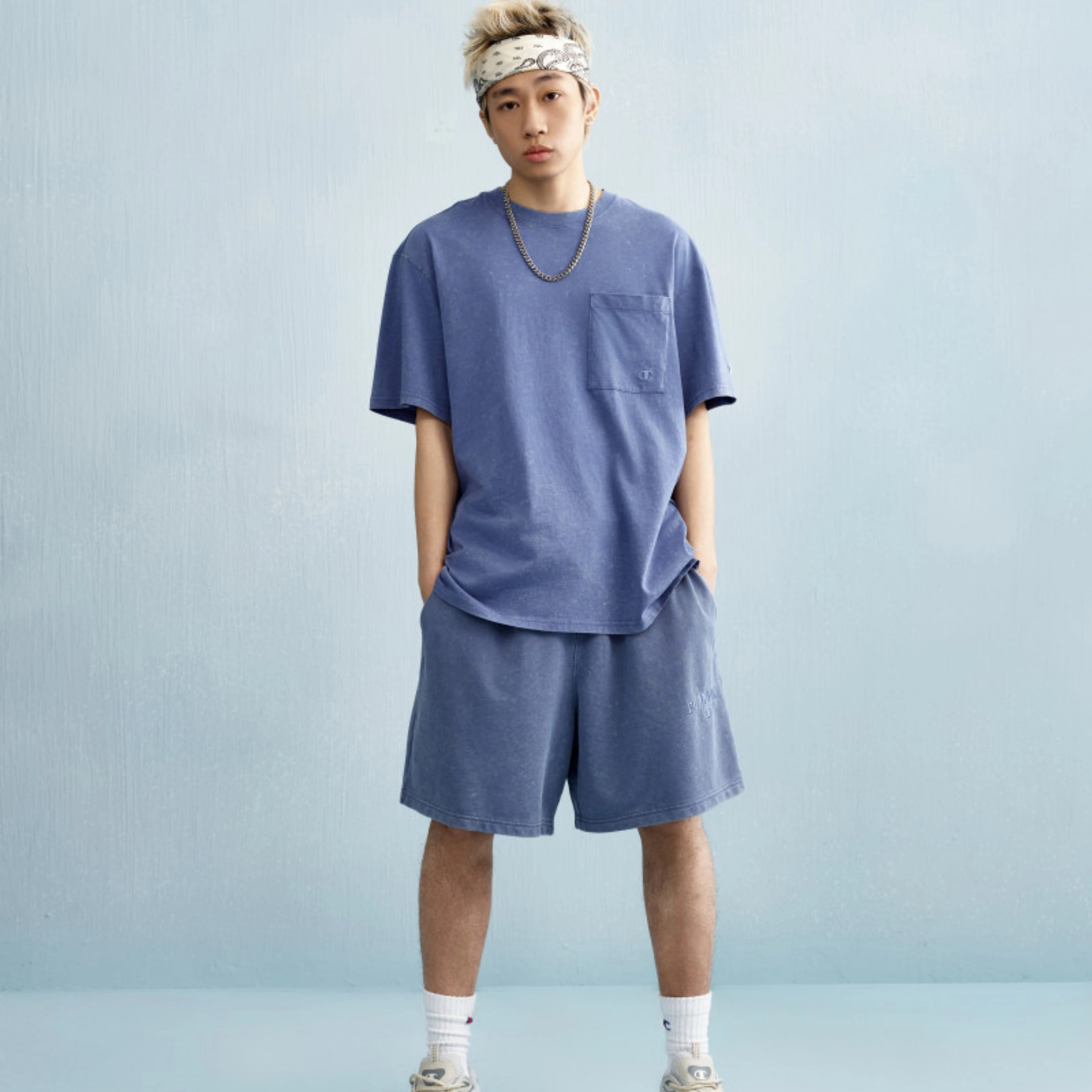 Champion SS25 Vintage Wash Logo