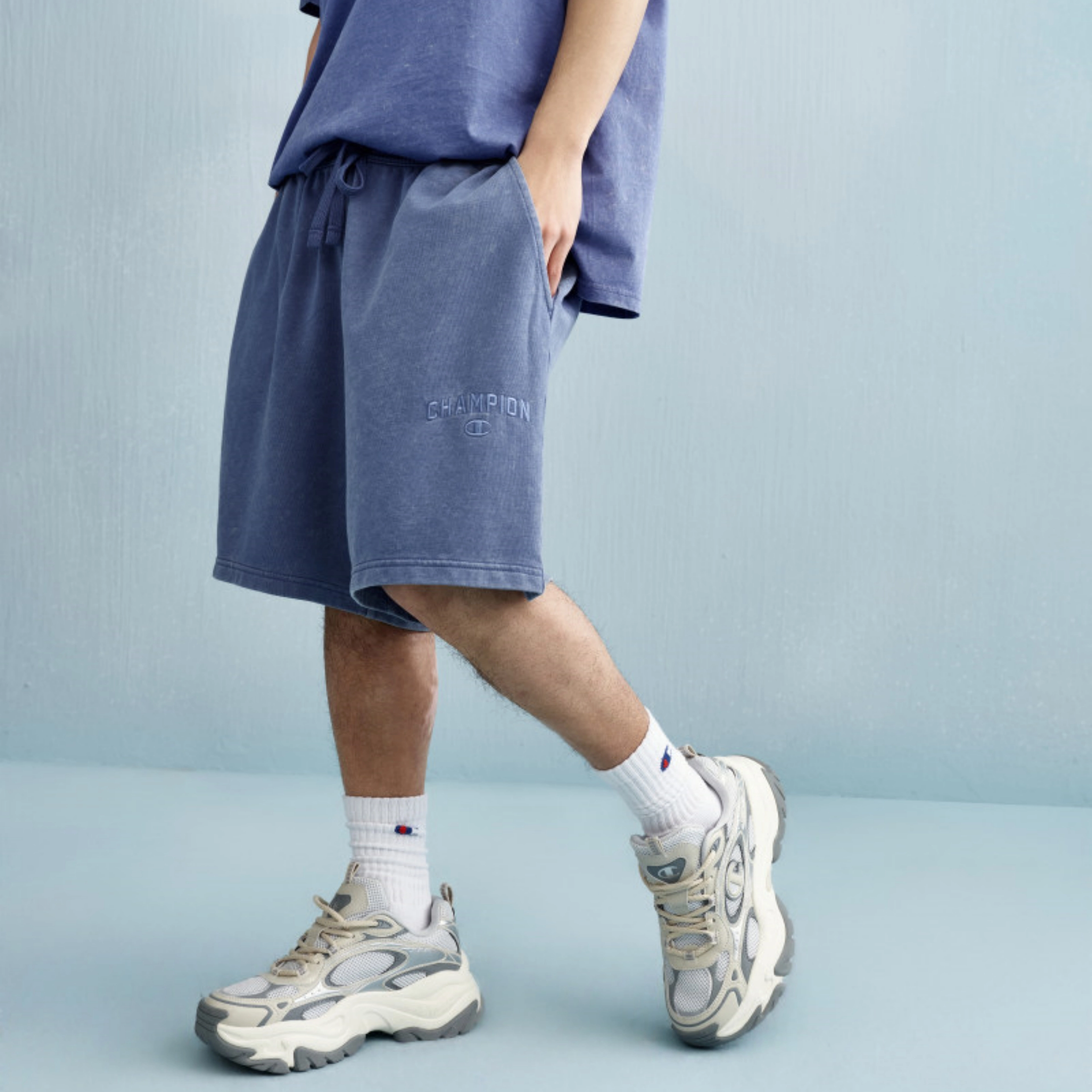 Champion SS25 Vintage Wash Logo