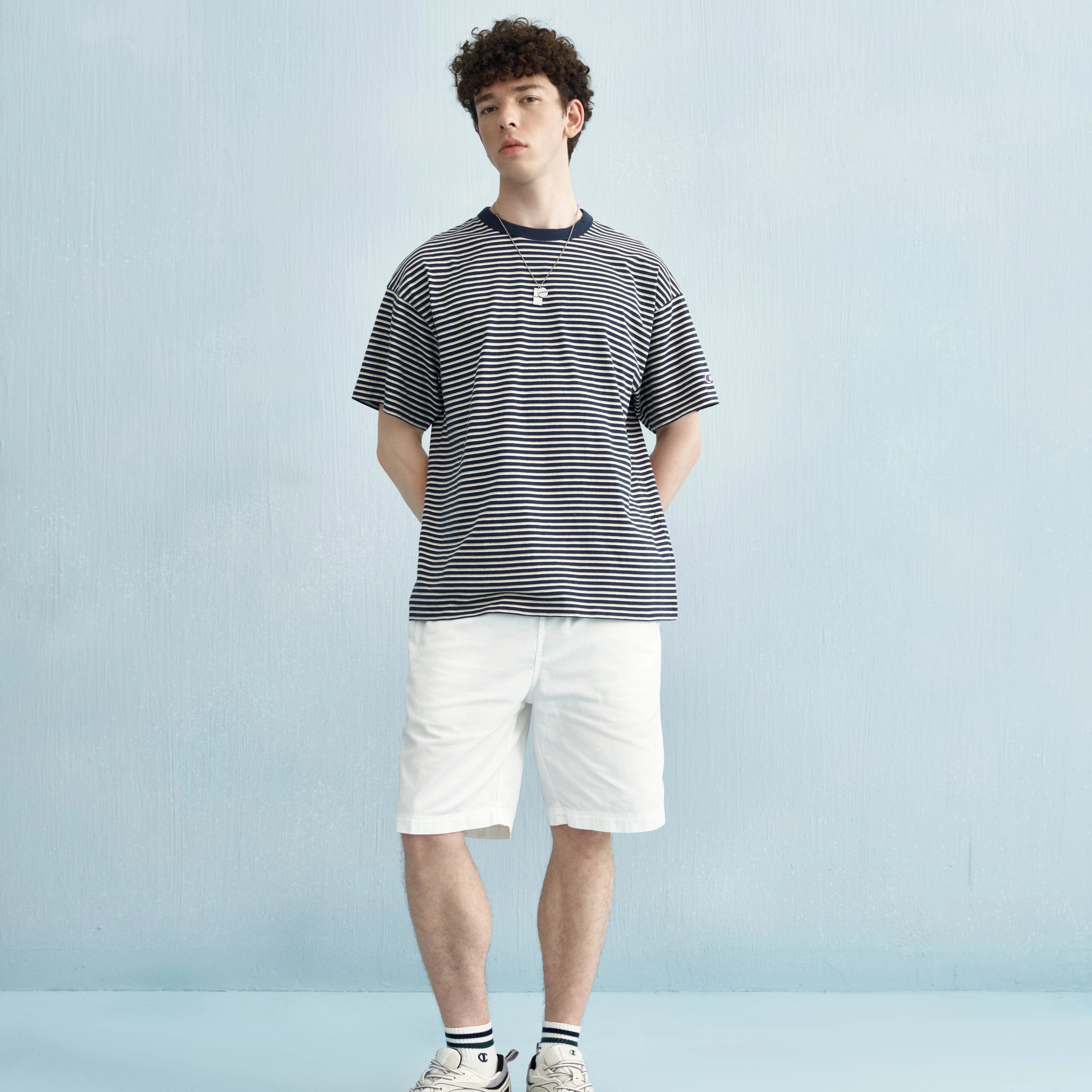Champion SS25 MEN'S CASUAL logoT