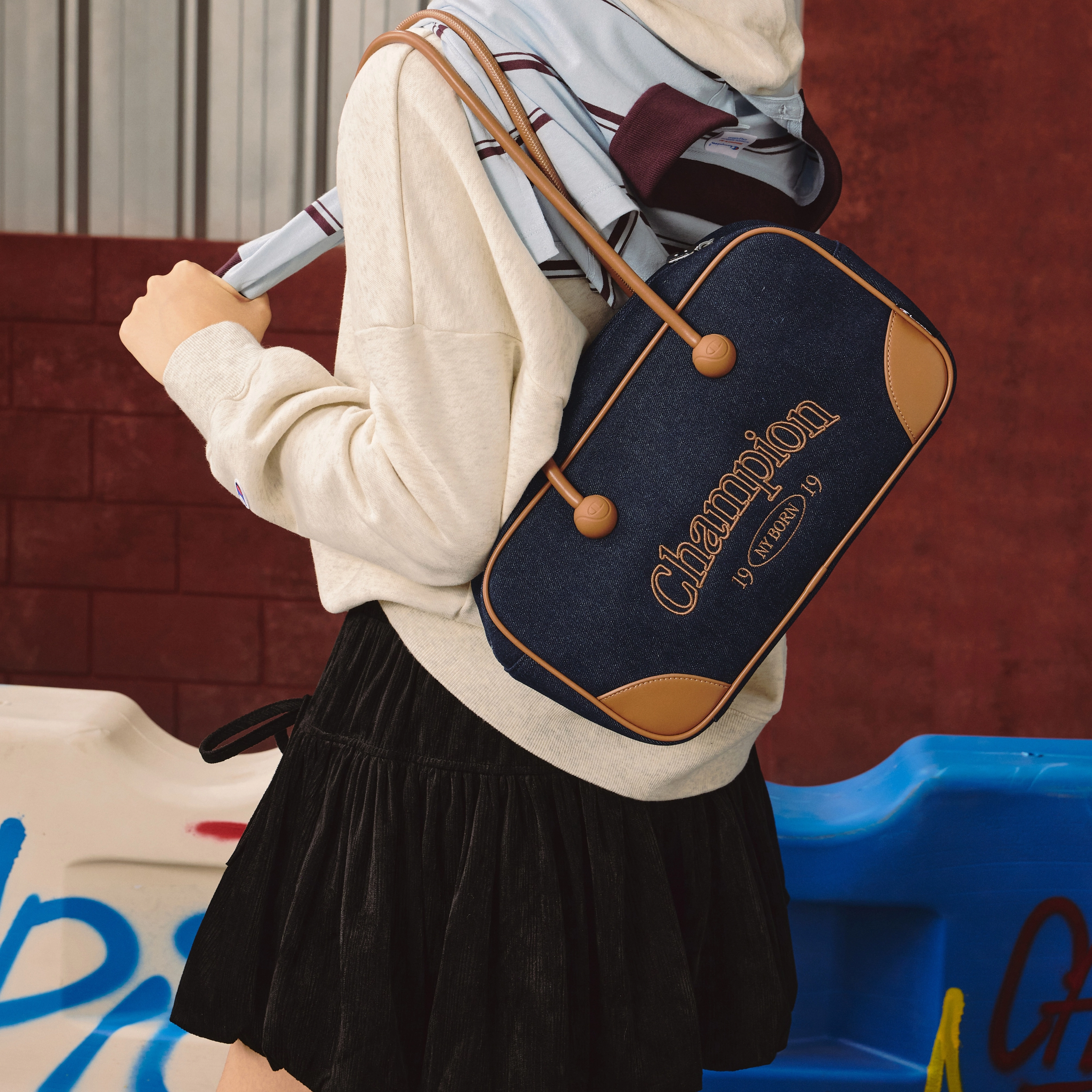 Champion Campus Briefcase 2.0 FW25 Logo