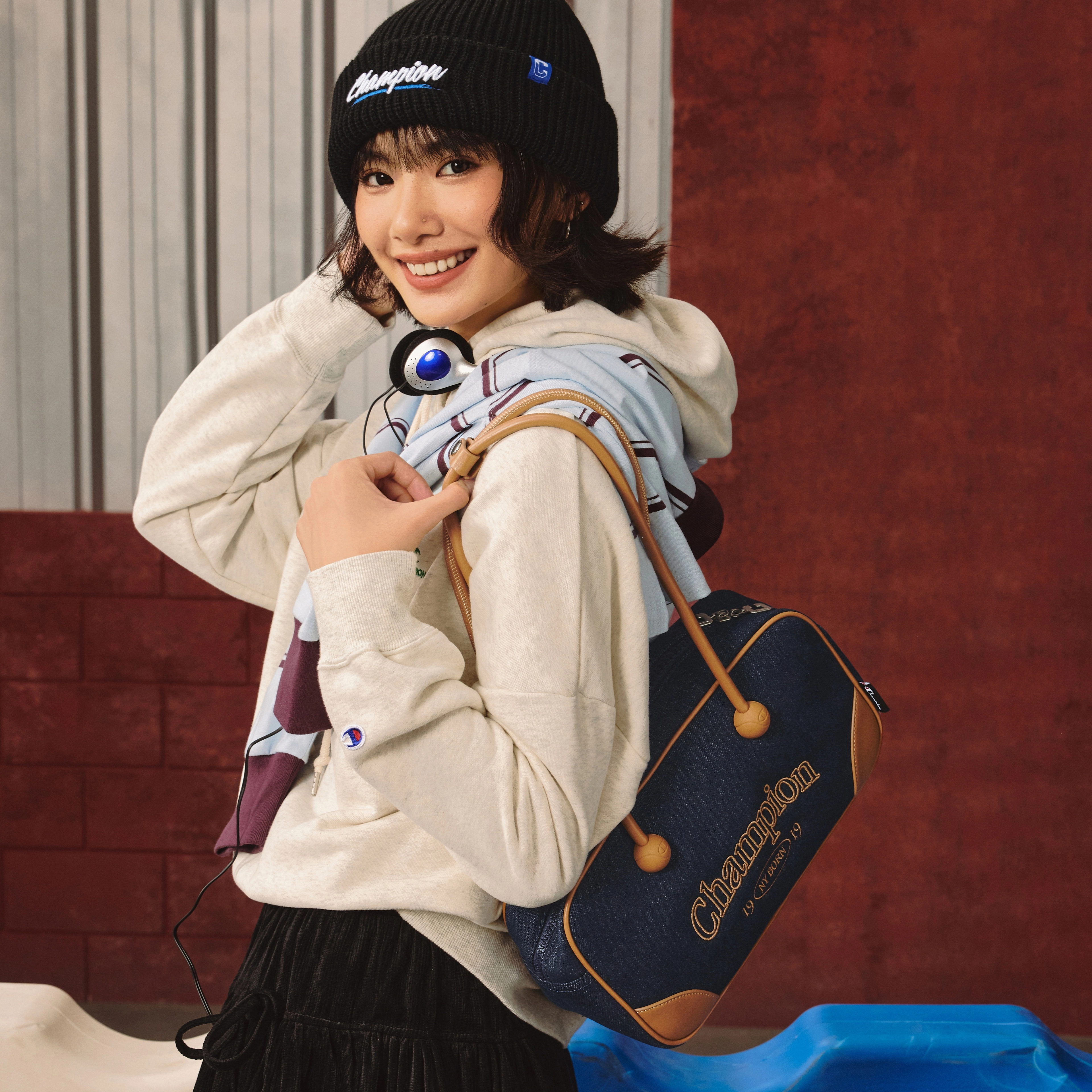 Champion Campus Briefcase 2.0 FW25 Logo