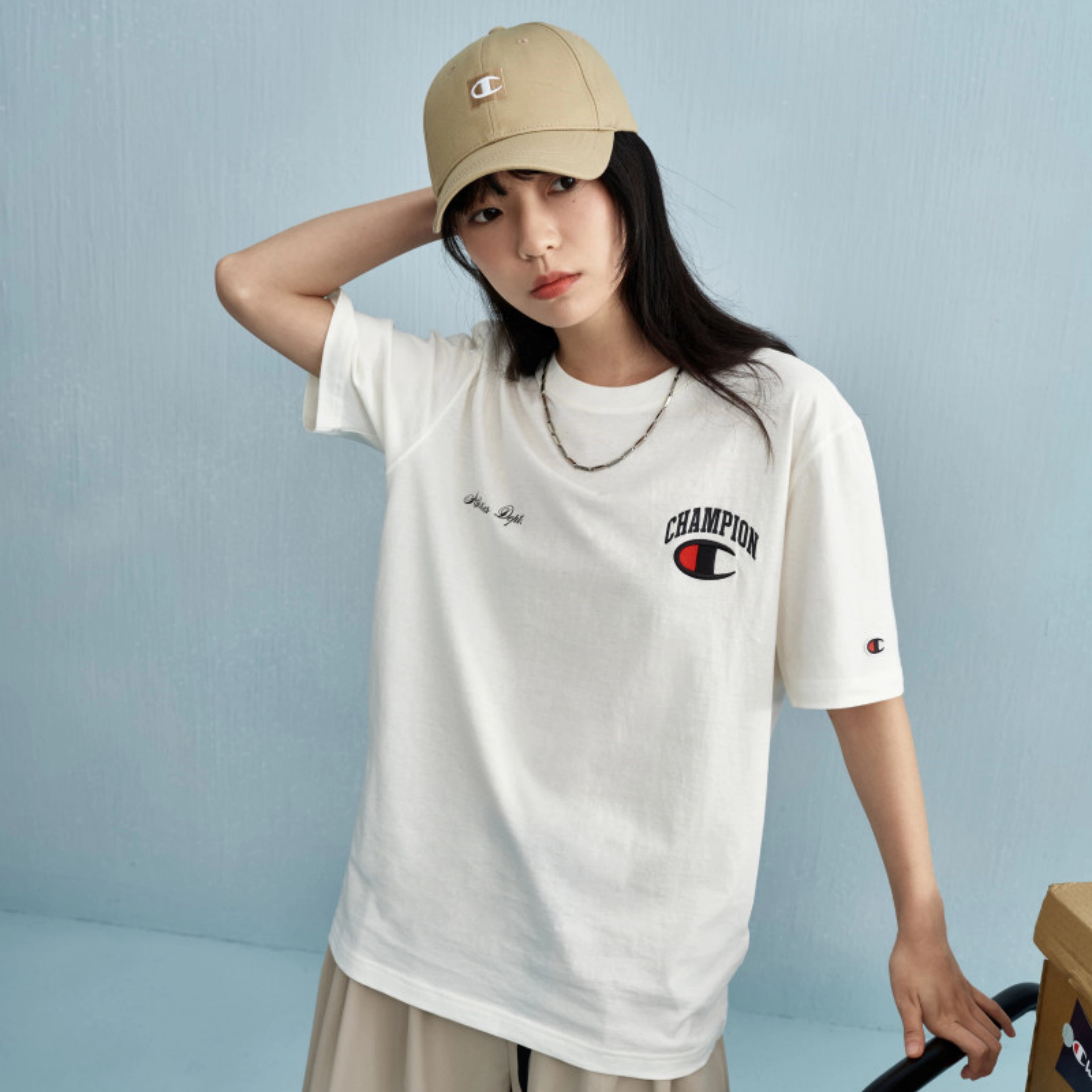 Champion SS25 STREET VARSITY T