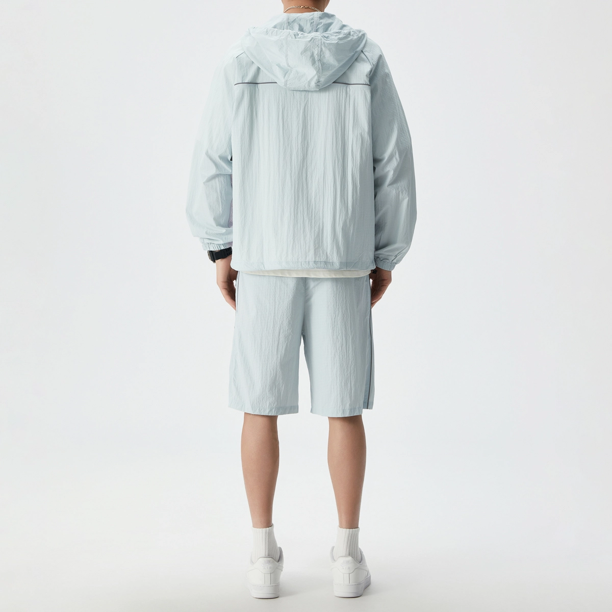 敦煌博物馆 运动透气连帽纯色百搭防晒服 男女同款