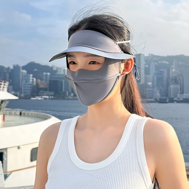 稻草人 全脸防紫外线遮阳脸基尼 舒适透气 百搭时尚 锦纶 防晒面罩 女款