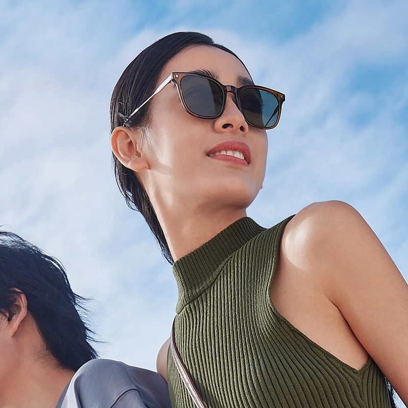 蕉下 可折叠金胶中框潮流防紫外线 不规则形 太阳眼镜 男女同款情侣款