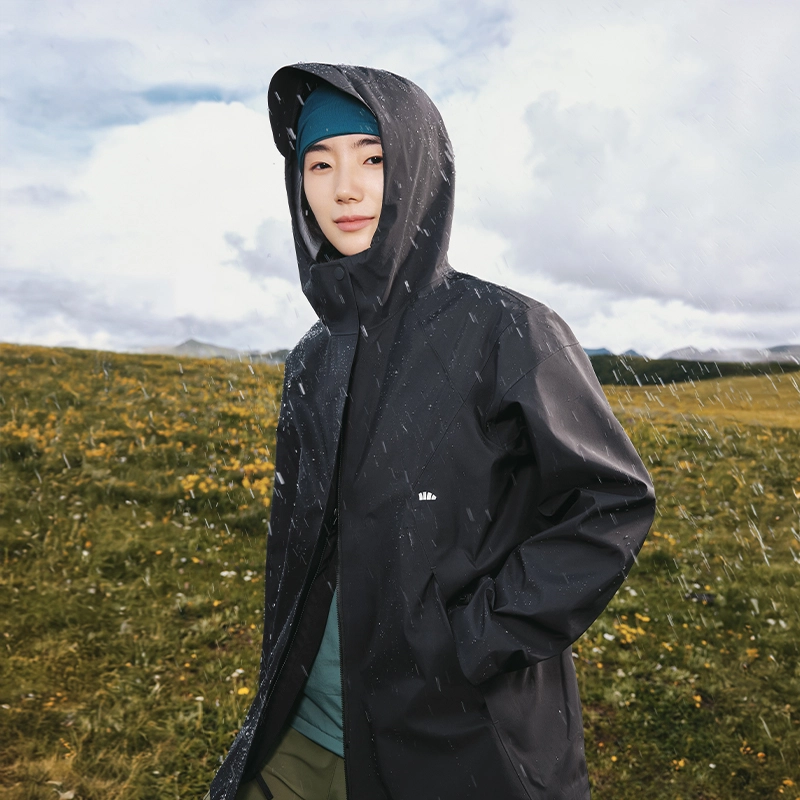 蕉下  登山户外三合一通勤宽松立领  防水防风保暖冲锋衣 女款