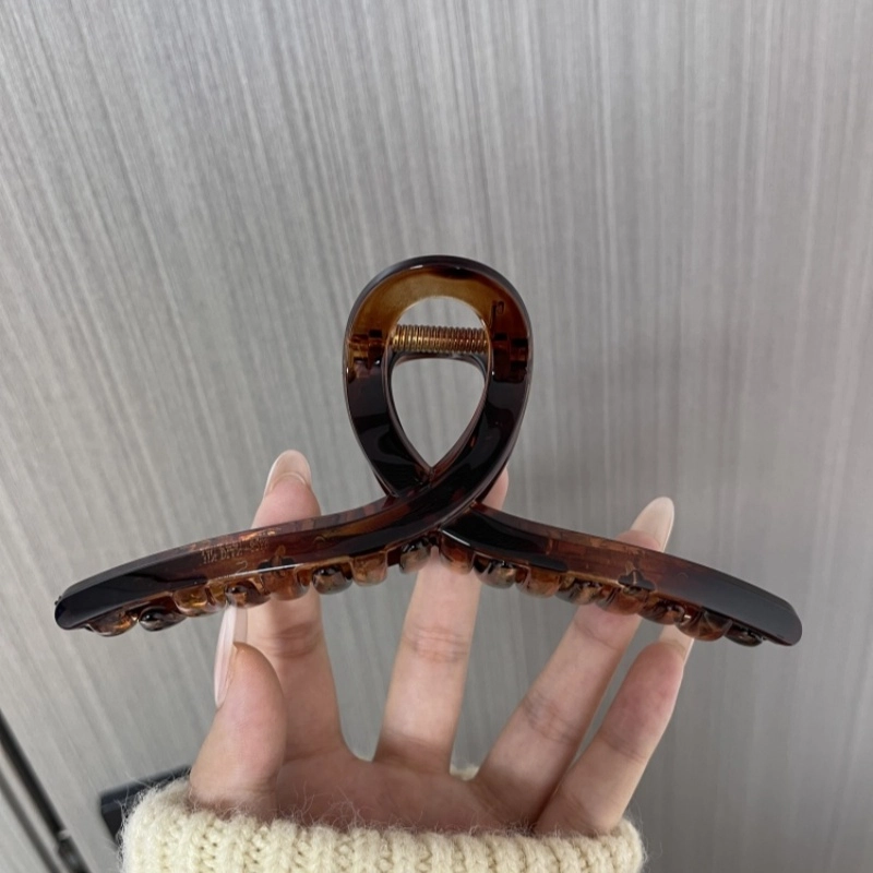尚先生 法式简约百搭鲨鱼夹适合各种发量抓夹后脑勺盘发夹子发卡气质头饰 亚克力 发饰 女款