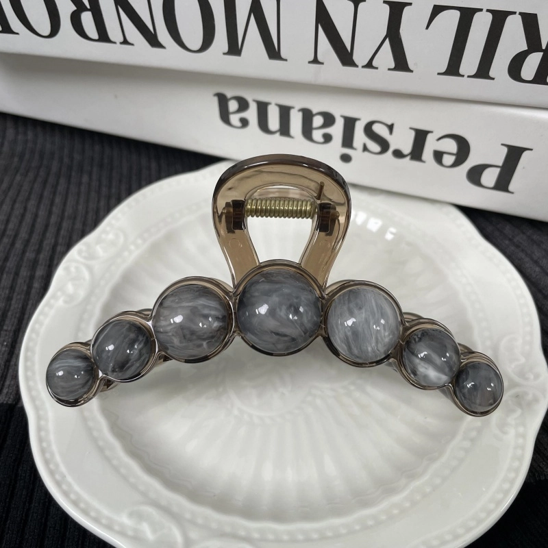 尚先生 晕染彩色星球抓夹高级轻奢鲨鱼夹新款后脑勺发夹发卡头饰百搭头饰 发饰 女款