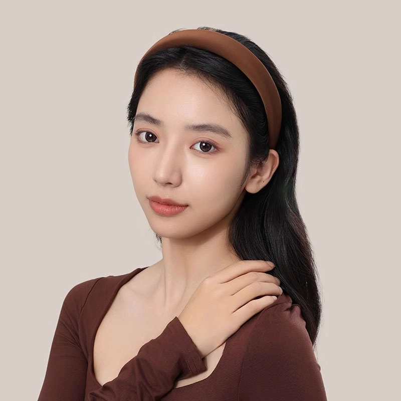 色菲尔 高颅顶日常外戴高端高级感轻奢洋气时尚发卡显发量显脸小复古显气质 涤纶 发箍 女款