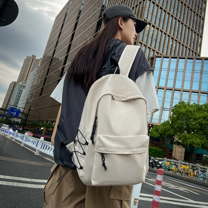 爱尔绅特 日系时尚简约旅行背包休闲百搭 尼龙 双肩包 男女同款情侣款 多色