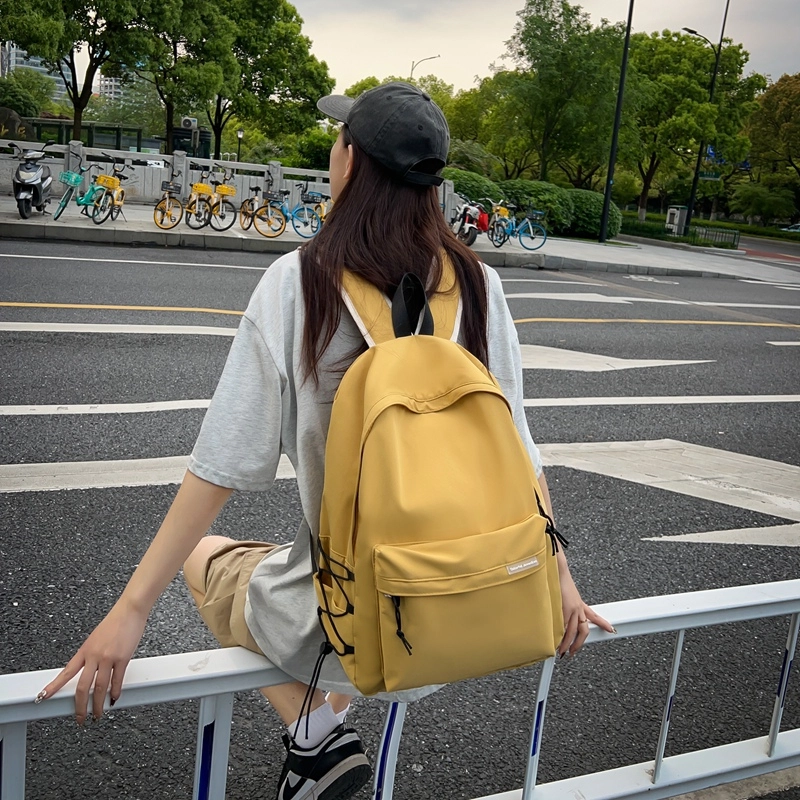 爱尔绅特 日系时尚简约旅行背包休闲百搭 尼龙 双肩包 男女同款情侣款 多色