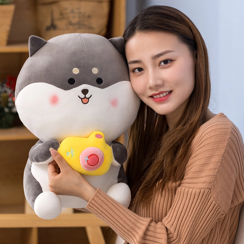赛特嘟嘟 柴犬馒头相机款 可爱柔软亲肤 玩偶 毛绒公仔