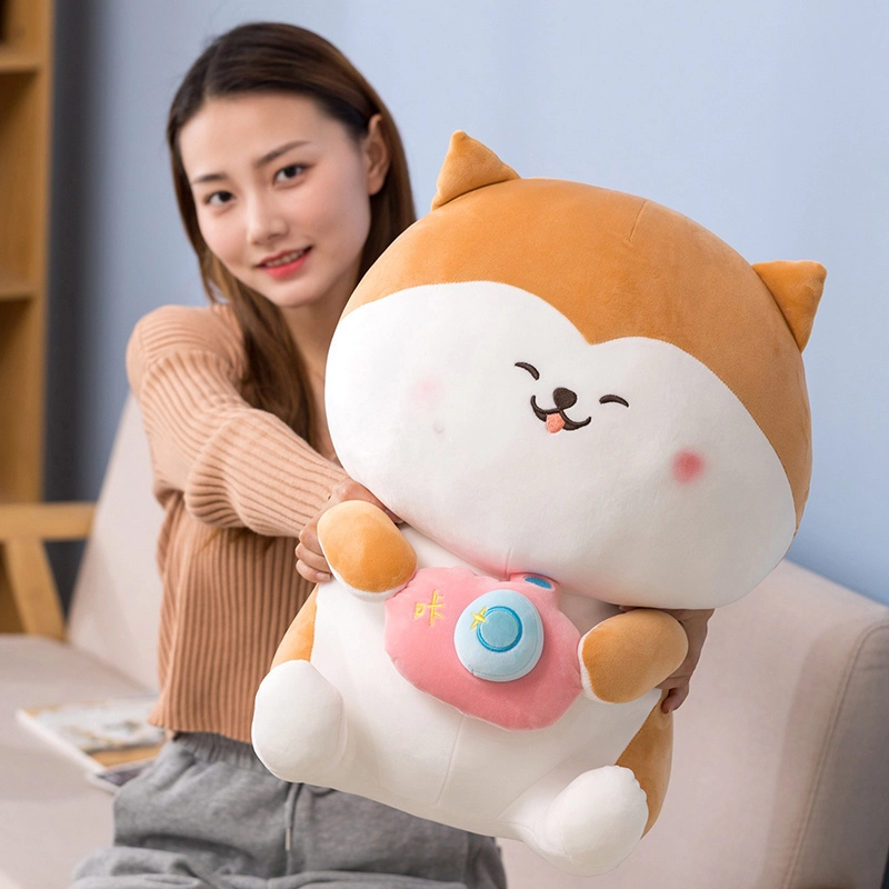 赛特嘟嘟 柴犬馒头相机款 可爱柔软亲肤 玩偶 毛绒公仔