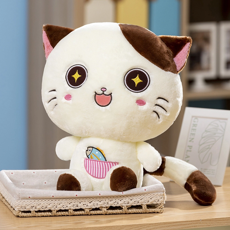 赛特嘟嘟 开心猫 创意萌趣小猫 玩偶 毛绒公仔